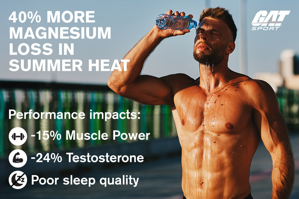 40% More Magnesium Loss in Summer Heat