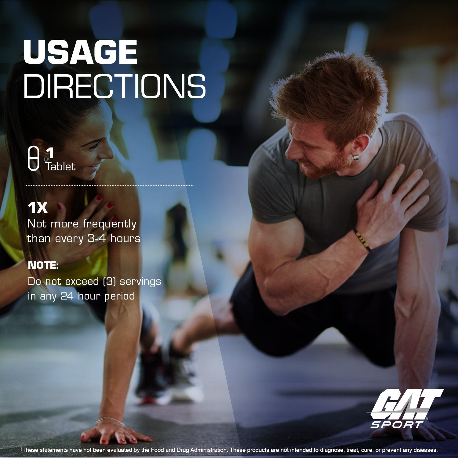 GAT SPORT CAFFEINE - usage directions