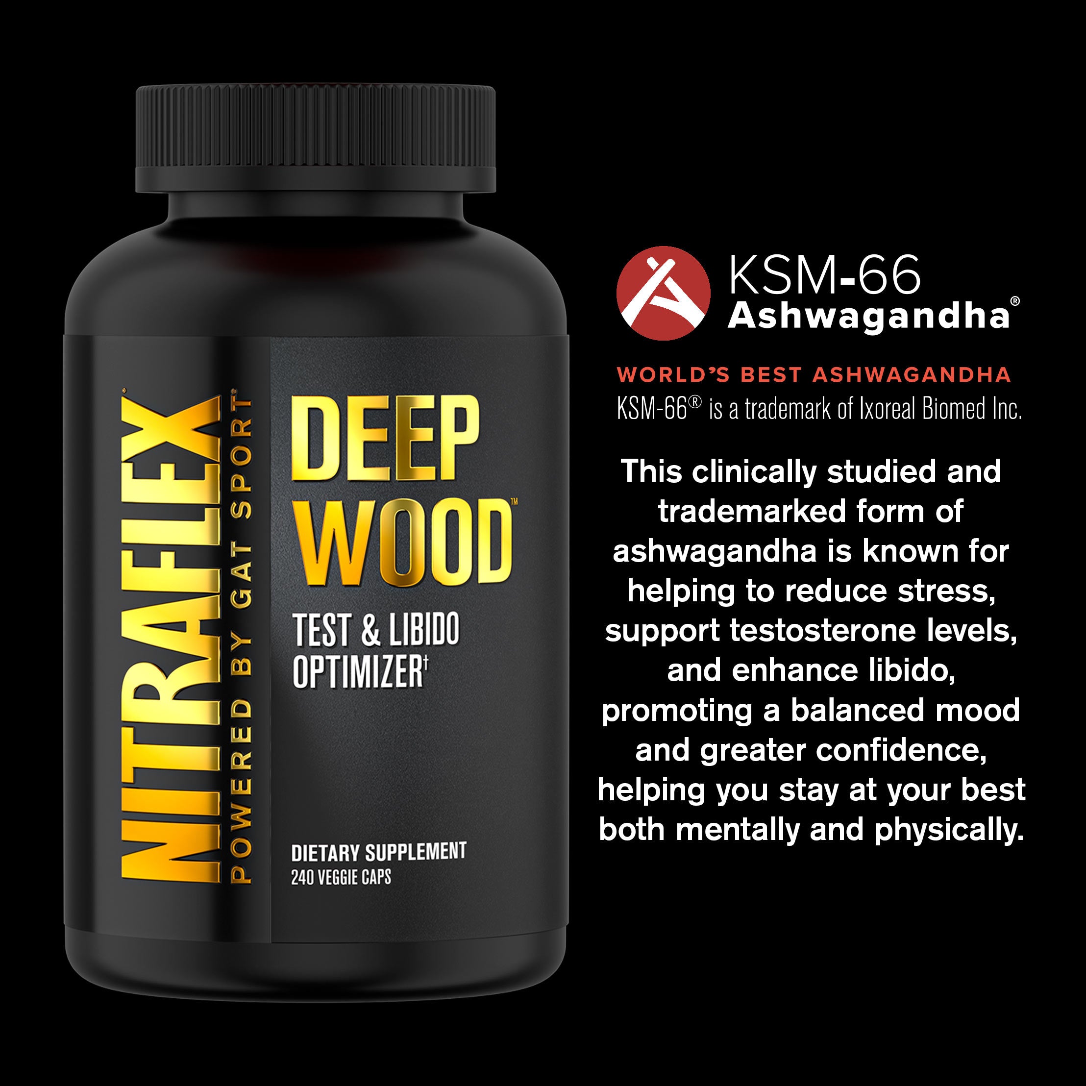 Nitraflex Deep Wood - KSM-66 Ashwagandha