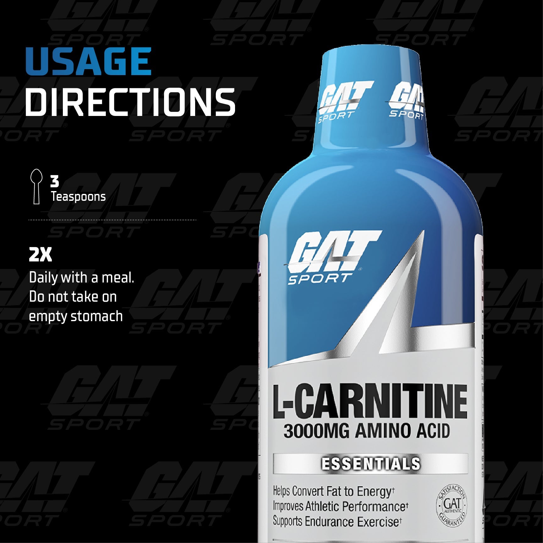 L - CARNITINE LIQUID - Usage Directions