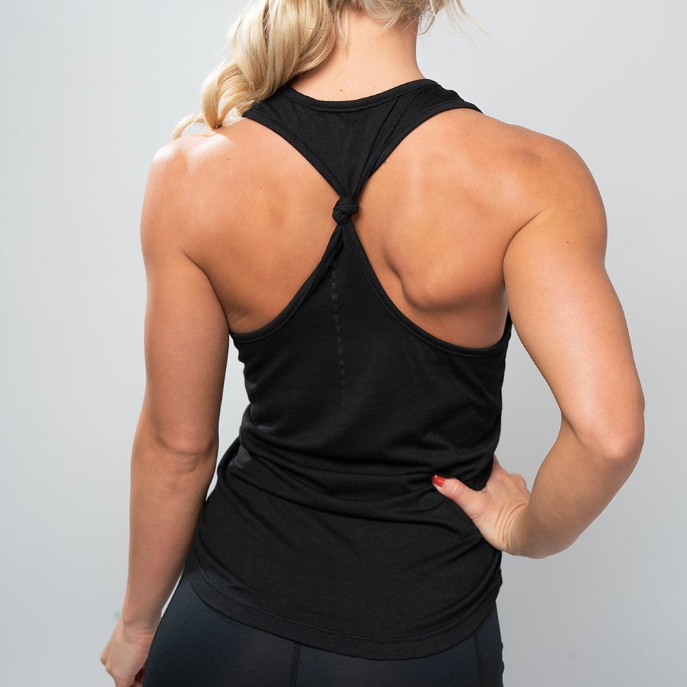 GAT SPORT Ladies Twist Back Tank - back view