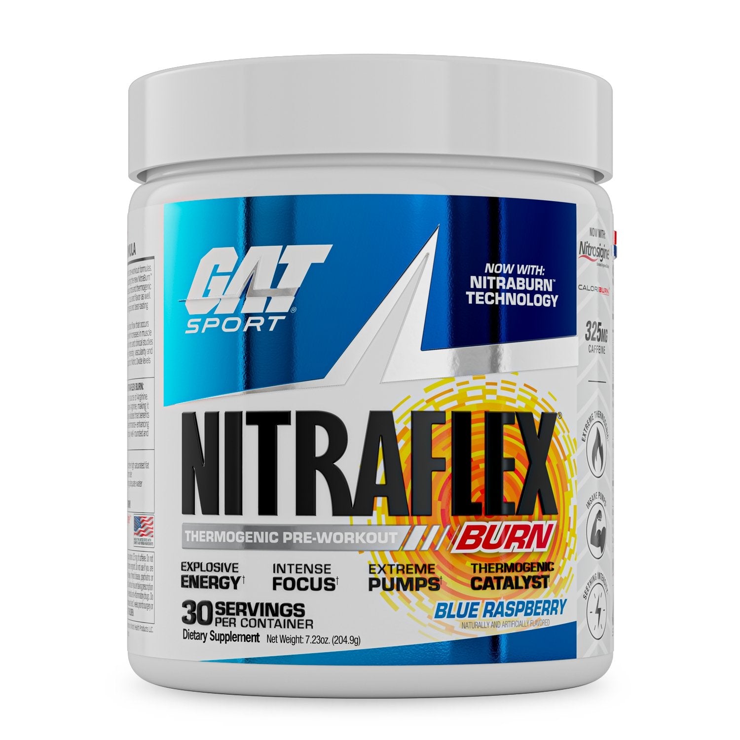 GAT SPORT NITRAFLEX Burn - blue raspberry