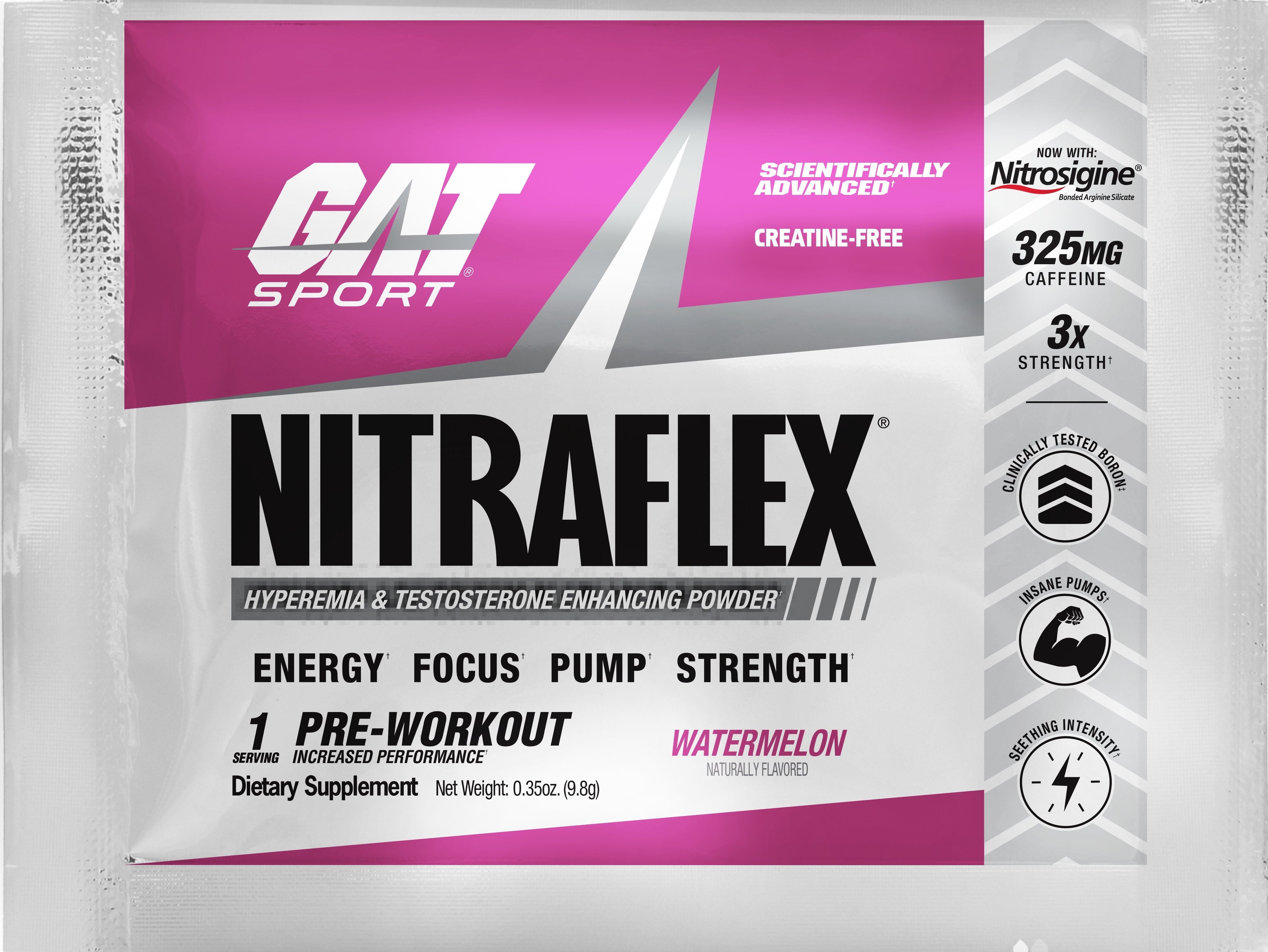 GAT SPORT Nitraflex Pre-Workout Sample - watermelon