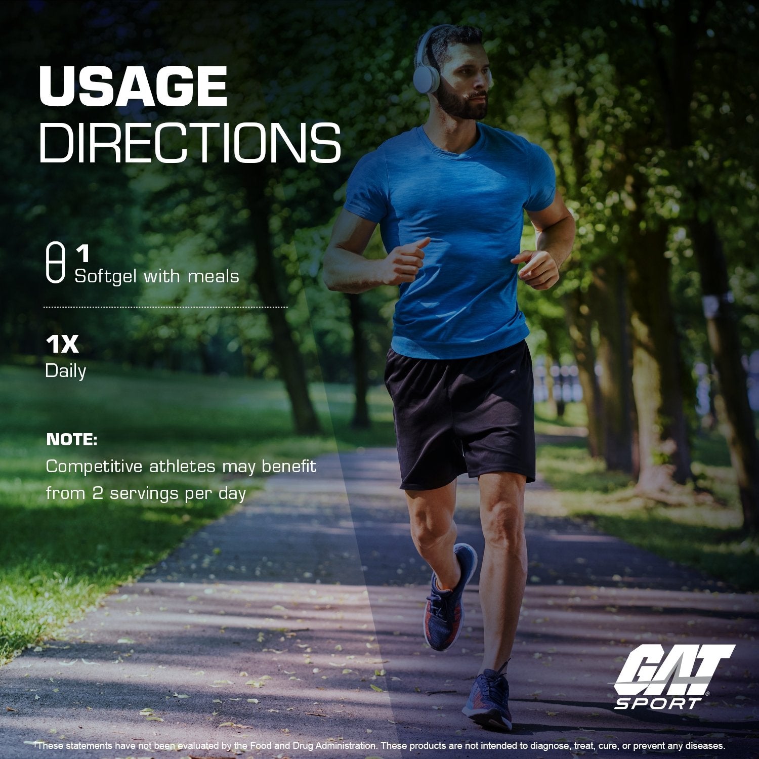 GAT SPORT OMEGA-3 - usage directions