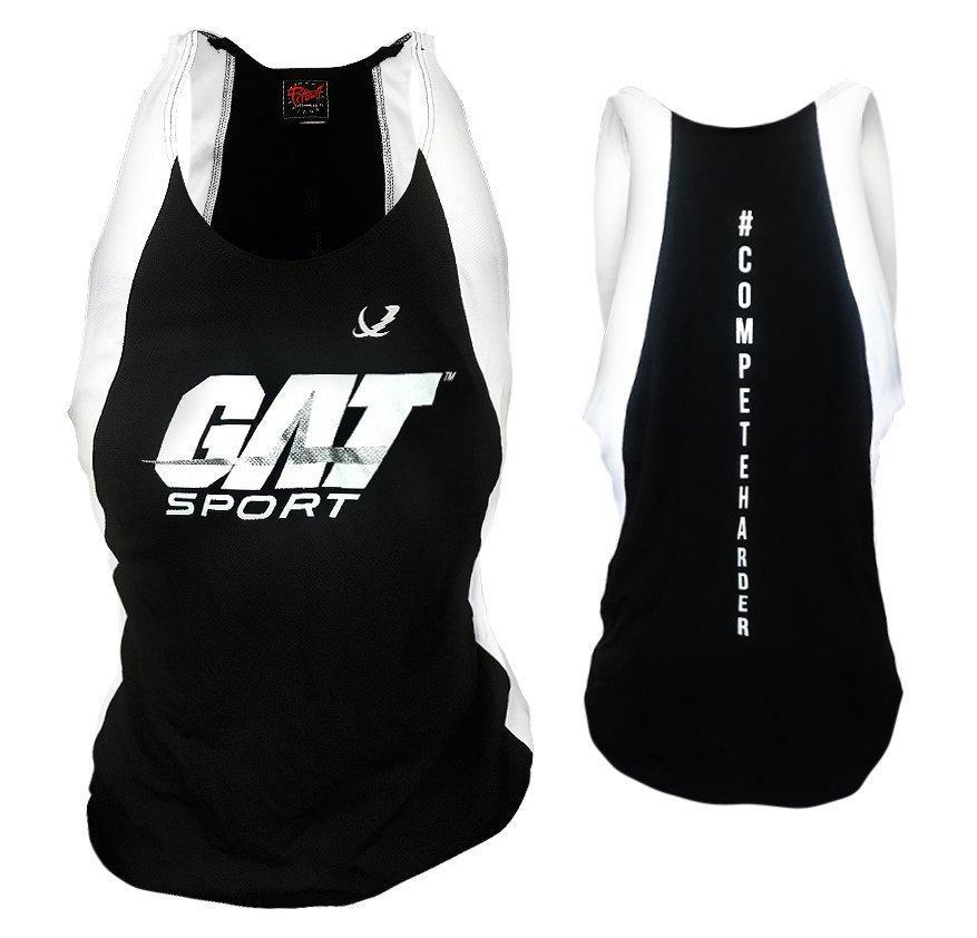 GAT SPORT Two Tone Athlete Stringer - black and white