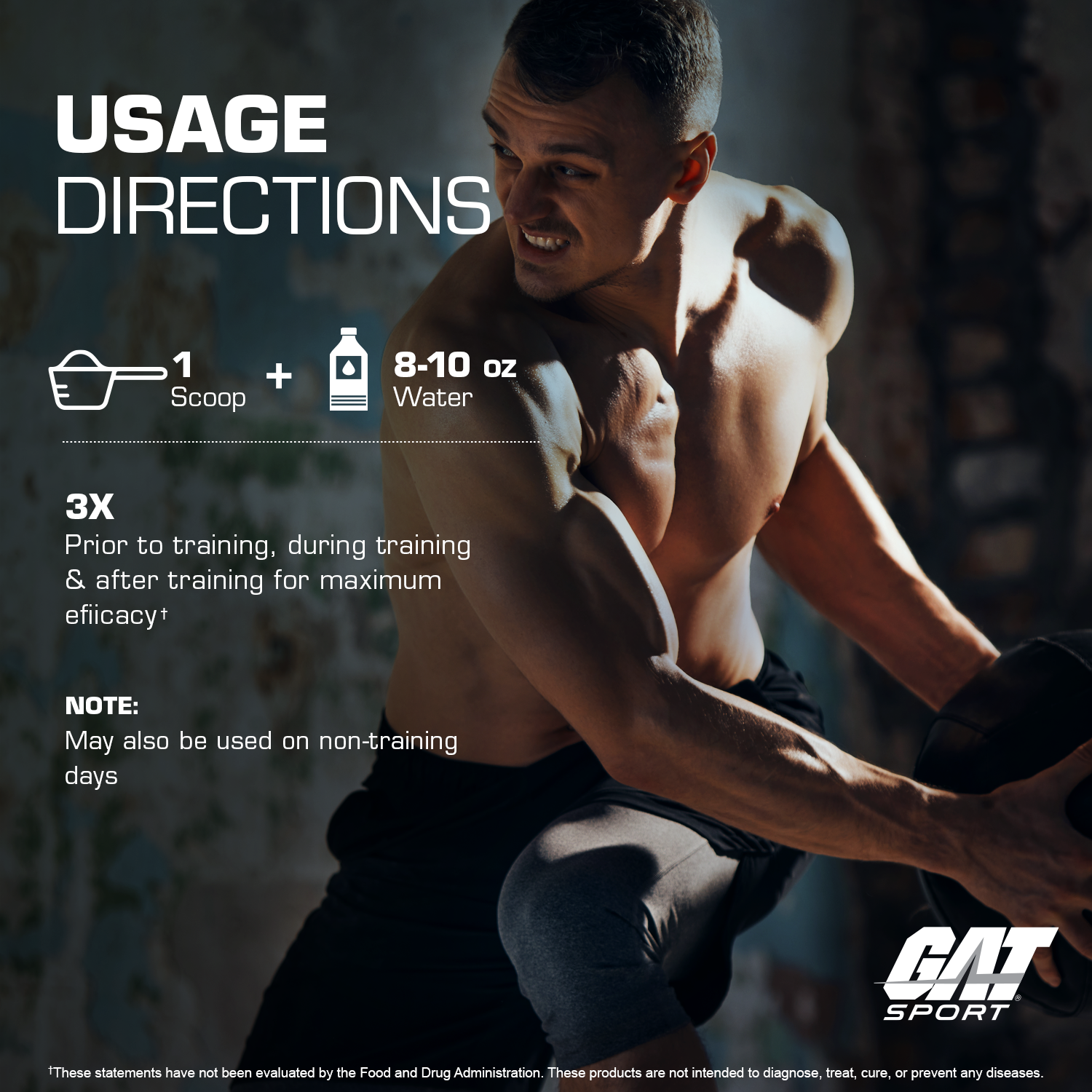 GAT SPORT FLEXX EAAs - usage directions